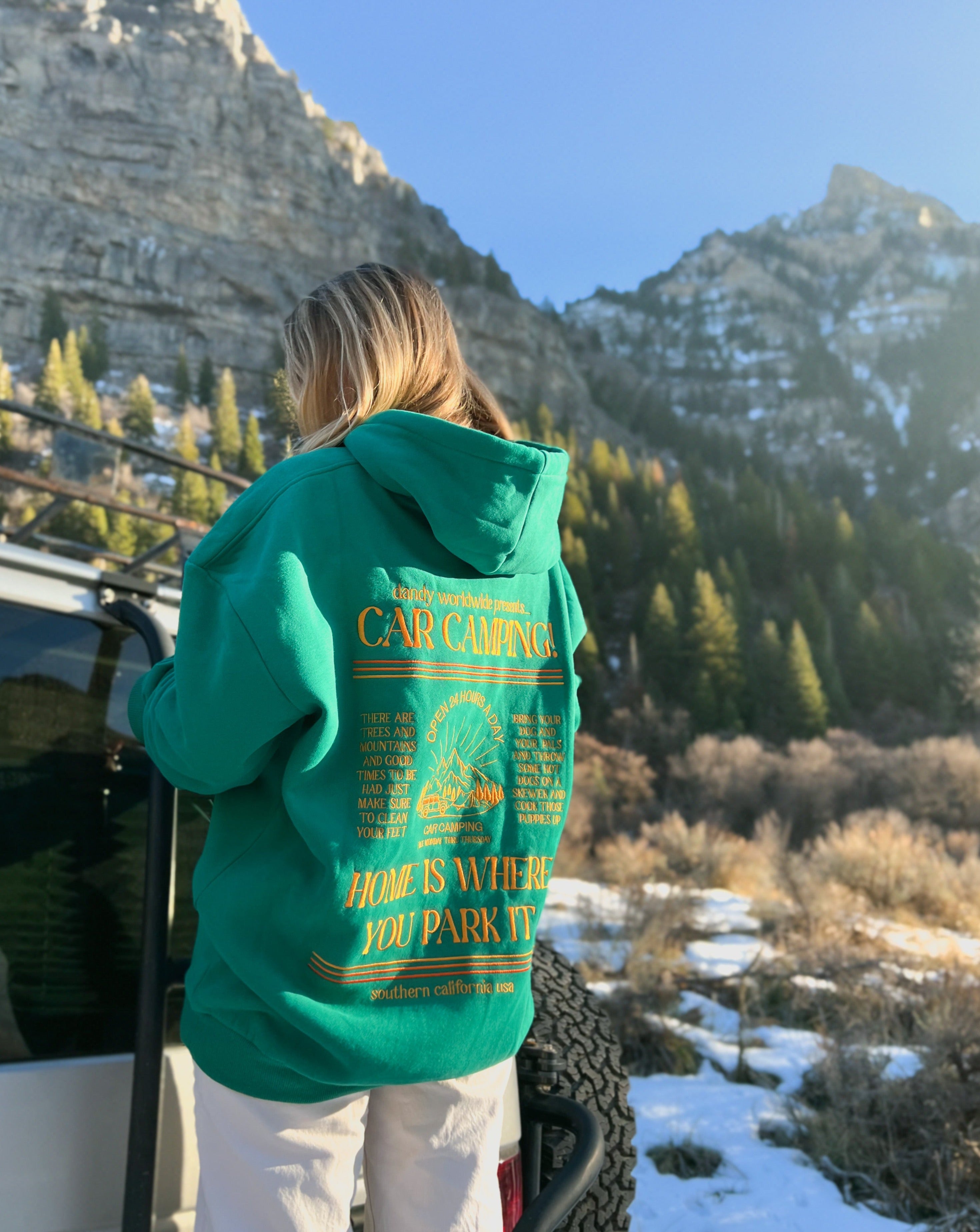 "Car Camping" Oversized Lux Hoodie - Image 10