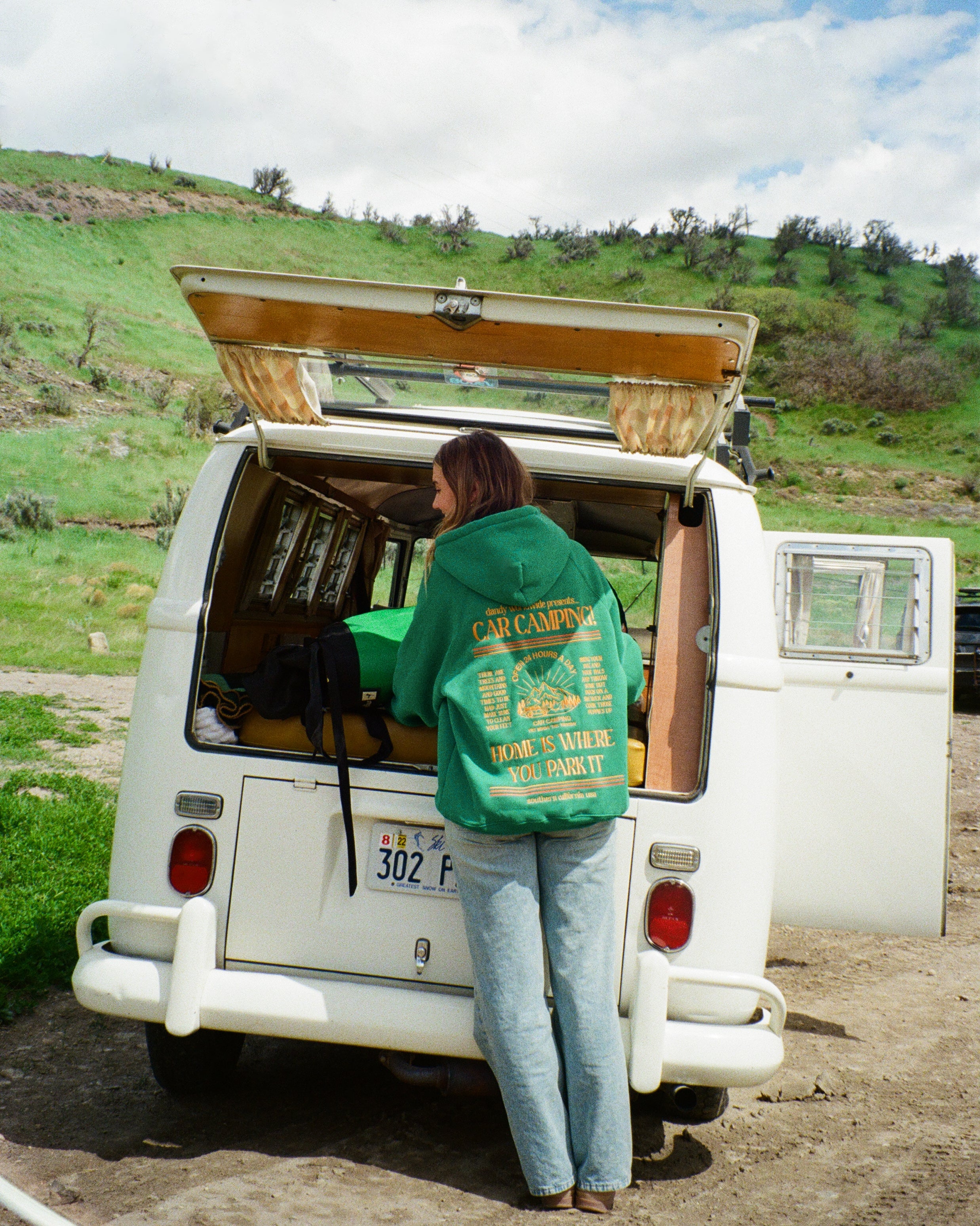 "Car Camping" Oversized Lux Hoodie - Image 5