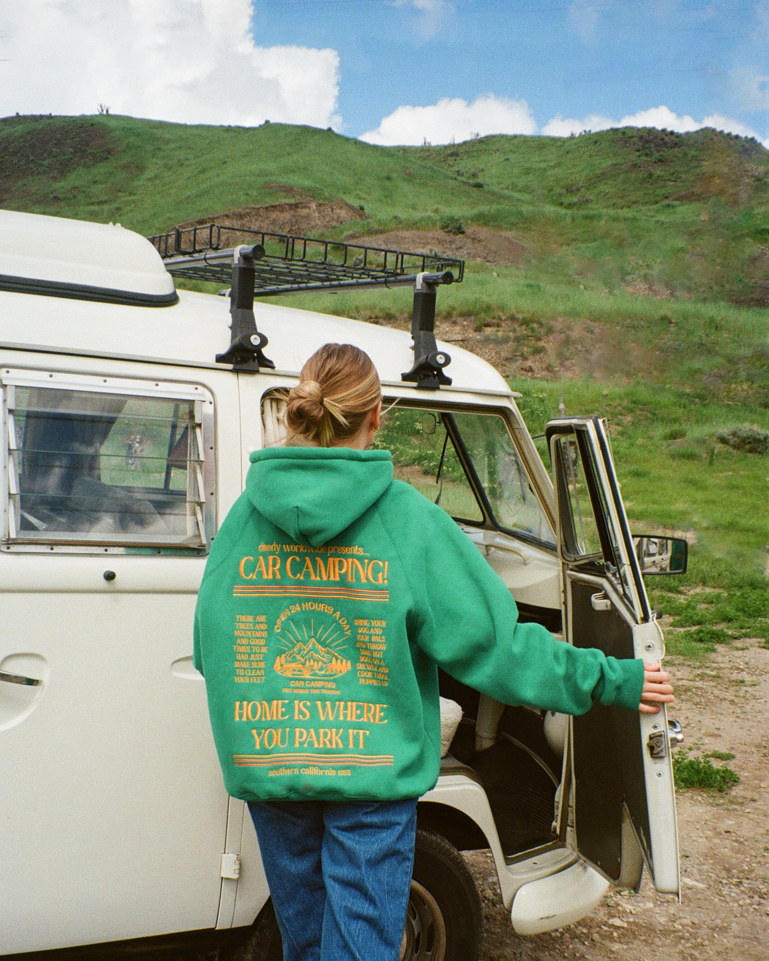 "Car Camping" Oversized Lux Hoodie - Image 7