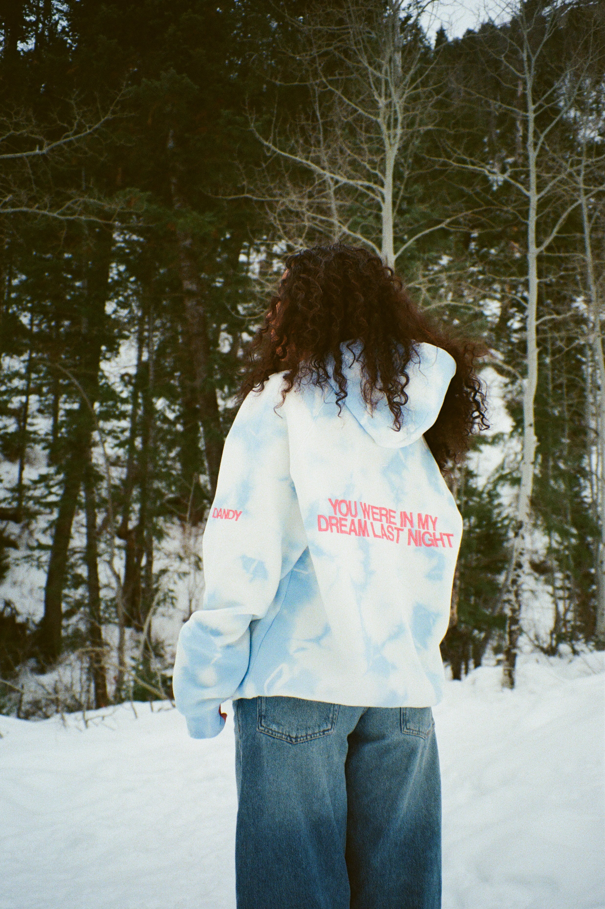 "Dream" Oversized Lux Hoodie in Sky Blue - Image 19