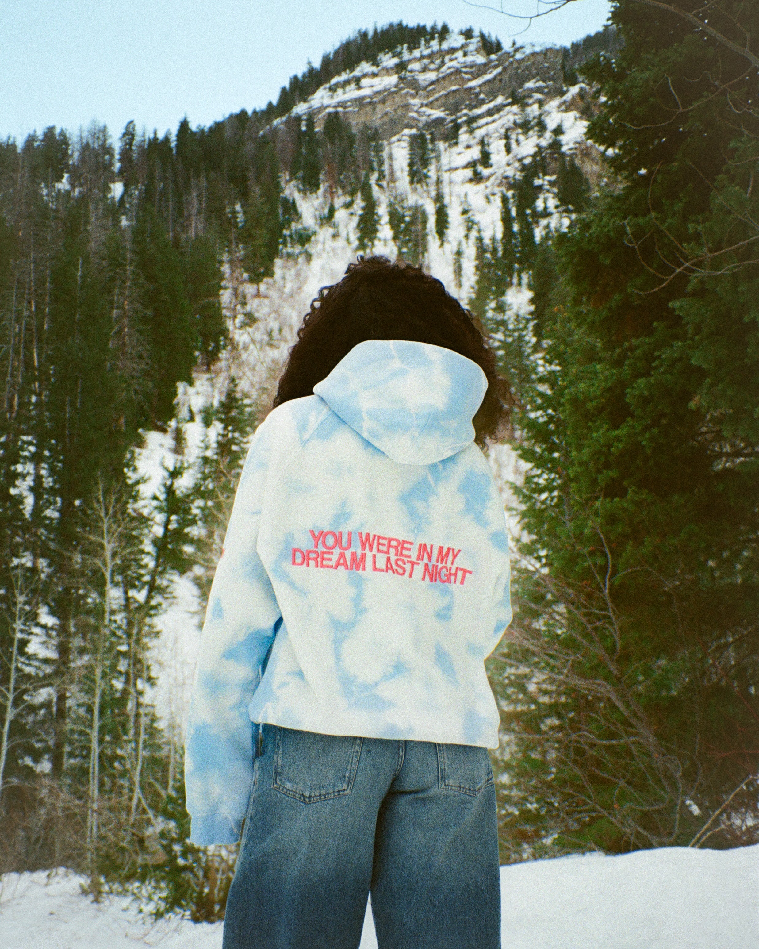 "Dream" Oversized Lux Hoodie in Sky Blue - Image 18