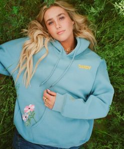 "Gift Giving" Oversized Lux Hoodie in Blue