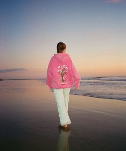 "Gift Giving" Oversized Lux Hoodie in Vintage Washed Pink
