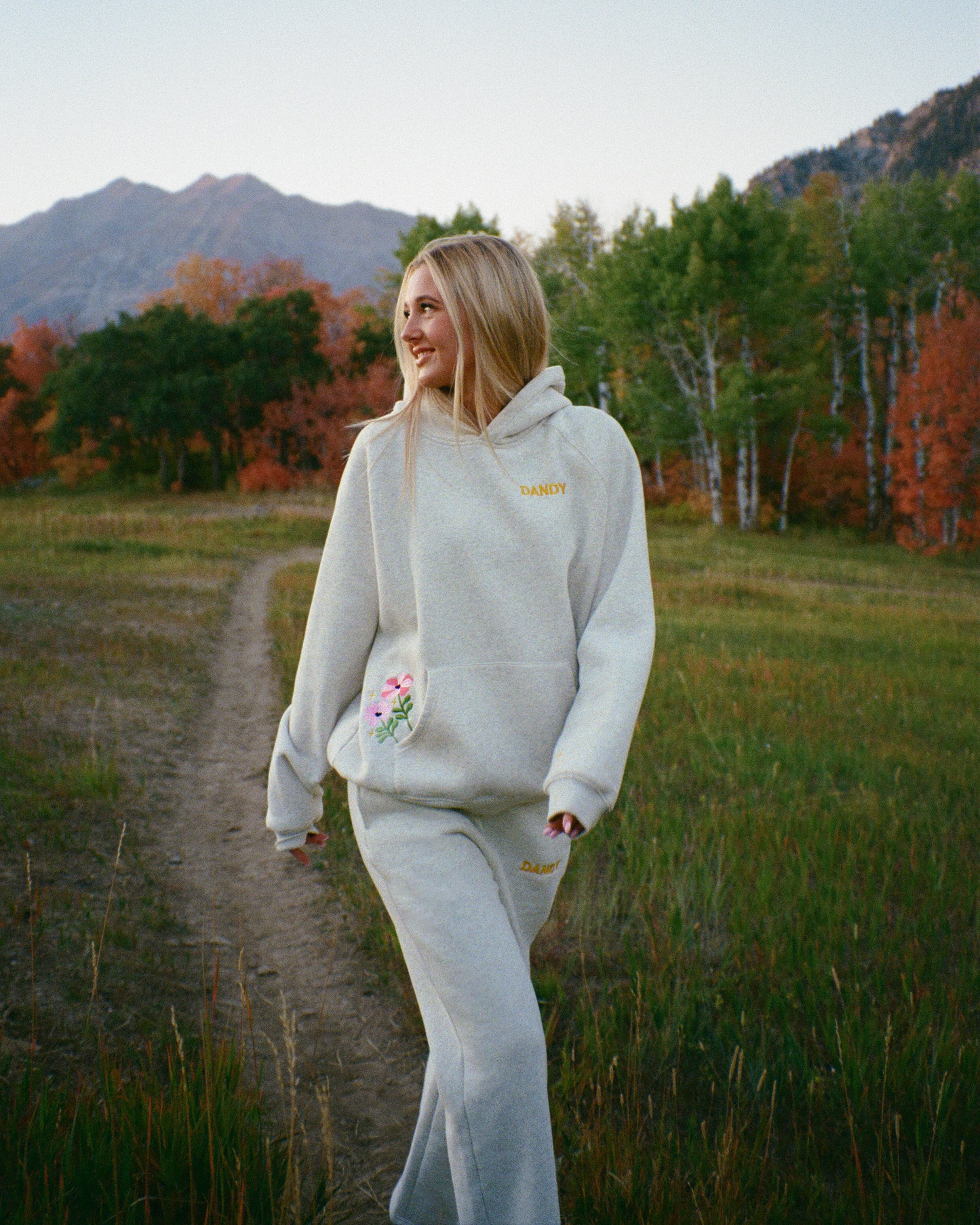 "Gift Giving" Sweatpants in Heather Gray - Image 11