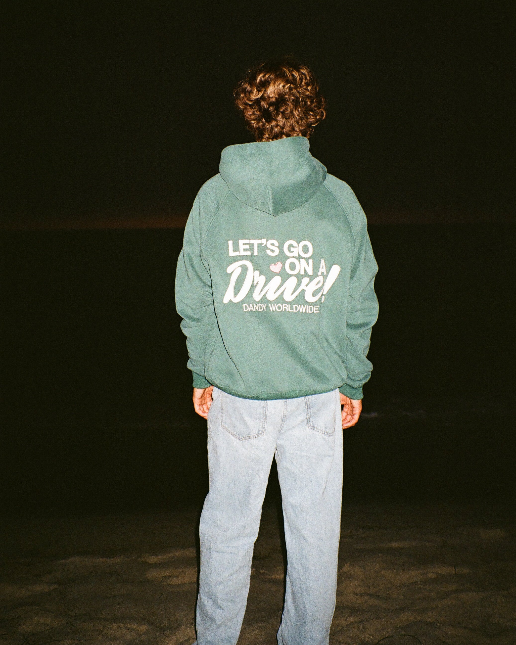 "Let's Go on a Drive" Oversized Lux Hoodie in Green - Image 16