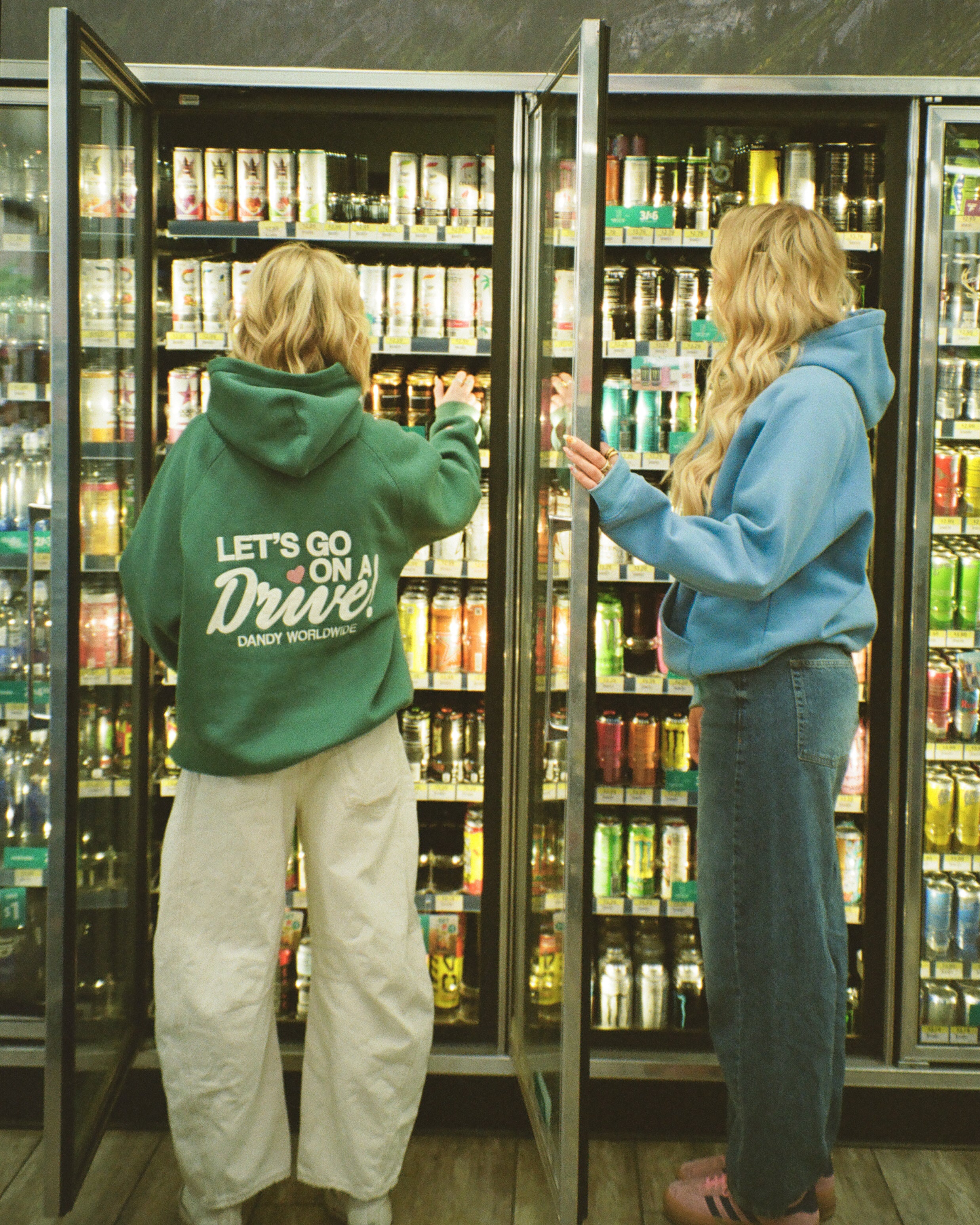 "Let's Go on a Drive" Oversized Lux Hoodie in Green - Image 12