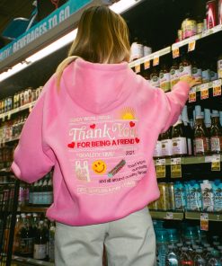 "Quality Time" Oversized Lux Hoodie in Pink